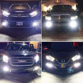 img 3 attached to AUXLIGHT H3 LED Fog Light DRL Bulbs: 3000 Lumens, 6000K Xenon White - Ultimate Replacement for Cars & Trucks