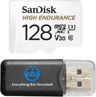 reliable and durable: sandisk high endurance 128gb tf card microsdxc logo