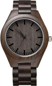 img 2 attached to Engraved Wooden Watch Personalized Graduation Women's Watches