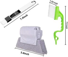 img 3 attached to 🧹 Efficiently Clean Corners & Gaps with 6-Piece BAIHUI Hand-held Groove Gap Cleaning Tools