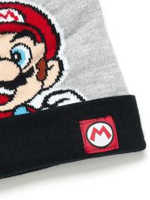 img 1 attached to 🧤 Nintendo Super Reversible Gloves for Boys' Cold Weather Accessories