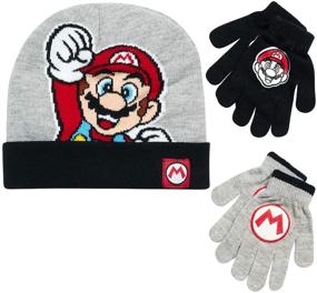 img 4 attached to 🧤 Nintendo Super Reversible Gloves for Boys' Cold Weather Accessories