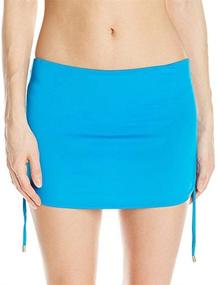 img 1 attached to Calvin Klein Side Tie Swimsuit Skirtini Women's Clothing for Swimsuits & Cover Ups