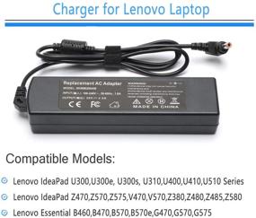 img 1 attached to High Quality 90W B560 B570 N580 Ac Adapter Laptop Charger for IBM Lenovo IdeaPad V570 Z380 Z400 Z470 Z480 Z580 Z585 G570 G575 G580 G585 G770 G780 P400 Y400 Y420p Y580 N586 G470