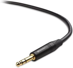 img 2 attached to 🎧 High-Quality Cable Matters 6.35mm (1/4 Inch) TRS to XLR Cable - Male to Male 10 Feet – Perfect for Audiophiles and Studios