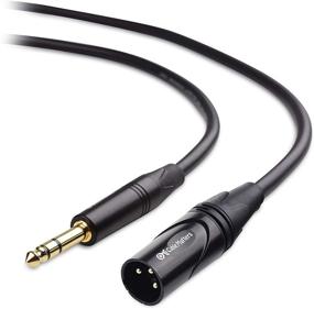 img 4 attached to 🎧 High-Quality Cable Matters 6.35mm (1/4 Inch) TRS to XLR Cable - Male to Male 10 Feet – Perfect for Audiophiles and Studios