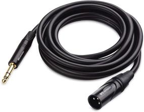 img 3 attached to 🎧 High-Quality Cable Matters 6.35mm (1/4 Inch) TRS to XLR Cable - Male to Male 10 Feet – Perfect for Audiophiles and Studios