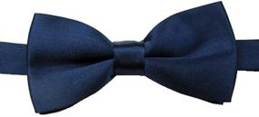 img 2 attached to Versatile Adjustable Bow Ties: EachWell Solid Color Holiday Boys' Accessories