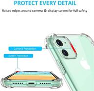 📱 cavie brands iphone 11 clear case: maximum shock absorption protection with 2 screen protectors logo