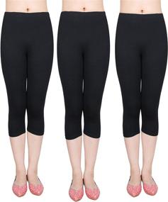 img 1 attached to 👖 IRelax Modal Leggings: Stylish Girls' Leggings for School Holidays and More!