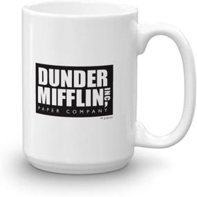 img 2 attached to ☕ The Office World's Best Boss Dunder Mifflin Ceramic Mug - Authentic Michael Scott Mug, White 15 oz - As Seen On The Office