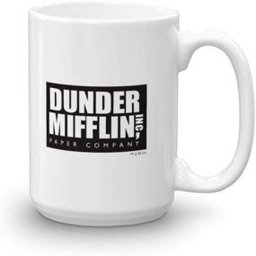 img 3 attached to ☕ The Office World's Best Boss Dunder Mifflin Ceramic Mug - Authentic Michael Scott Mug, White 15 oz - As Seen On The Office