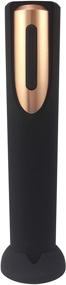 img 4 attached to 🍷 Vin Fresco Portable Electric Wine Opener - Effortlessly Uncork Bottles with Foil Cutter, Automatic & Cordless - Batteries Included (Black & Rose Gold)