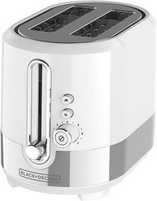 img 3 attached to 🍞 BLACK+DECKER TR2200WSD Toaster: 2 Slice, Extra Wide Slots, Medium, White - Top-Notch Toasting!