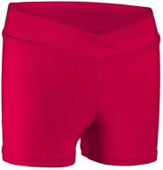 girls dance shorts n5505cturs turquoise sports & fitness logo