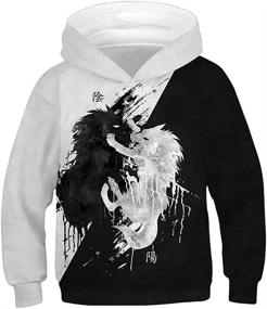 img 2 attached to 👕 GLUDEAR Novelty Hoodies Sweatshirts Pullover: Stylish Boys' Fashion Clothing