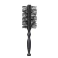 💁 professional large round hair brush for women - soft nylon bristles, 2.5-inch diameter - ideal for blowouts, styling, curling, and smoothing medium to long wavy, curly, thick hair logo