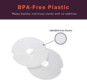 img 1 attached to 📦 COSORI Food Machine Mesh Screen BPA-Free Sheets: Perfect Dehydrator Accessories for Fruit, Meat, Beef Jerky, and Herbs - 2 Pack