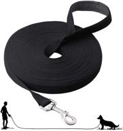 🐾 16ft dog training leash - ideal for obedience recall training, agility, play, camping, or backyard - enhance dog/puppy training logo