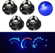 🔵 urite2go ac climate heater control led lights bulbs kit - compatible with 2003-2008 ram 1500 2500 3500 01-12 dakota (blue) logo