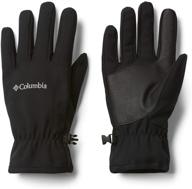 🧤 columbia mens ascender softshell glove: top-notch men's accessories for gloves & mittens logo