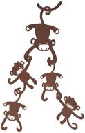 🐵 lambs & ivy brown monkey ceiling sculpture for enhanced seo logo