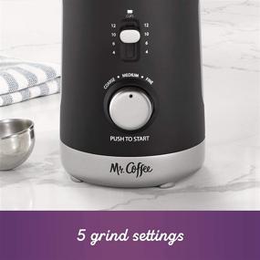 img 2 attached to ☕ Black Multi-Grind Automatic Coffee Grinder by Mr. Coffee - 12-Cup