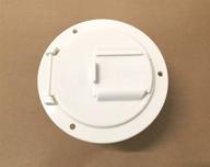 🔌 medium round cable hatch with 3.5" cutout - valterra white electric power cord logo