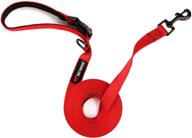 tuff pupper heavy duty extra long dog leash - ideal for recall training, high visibility & tangle-free use логотип