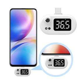 img 1 attached to 📱 Mini Cell Phone Thermometer: Infrared Temperature Measurement for Smartphones – USB Type-C Joint