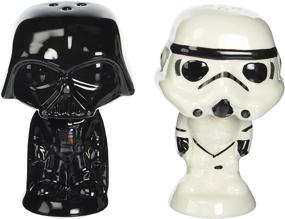 img 1 attached to Funko POP Home: Star Wars - Darth Vader and Stormtrooper Salt and Pepper Shaker Set