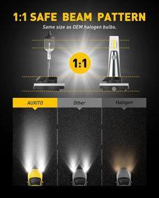 img 1 attached to 🔦 AUXITO 880 Светодиодные лампы противотуманных фар, 6500K Ксенон Белый, 30W 6000LM Ультра Яркий, Легкое подключение, Отсутствие ошибок Can-bus, Замена DRL 899 для Chevrolet, Ford, GMC, Упаковка из 2 штук