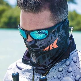 img 1 attached to 🧢 KastKing Sol Armis Neck Gaiter - Ultimate UV Sun Protection Face Mask for Men & Women - Perfect for Fishing and Hiking