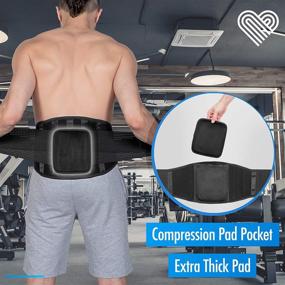 img 2 attached to 🏋️ Adjustable Lower Back Brace for Pain Relief & Lumbar Support - Sciatica & Scoliosis Relief Belt for Lifting Work, Men & Women – Size S (26''-33'' Waist)