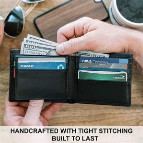 img 2 attached to 🔒 Stay Fine Wallets: Top-Notch Blocking Capacity Men's Accessories for Ultimate Security