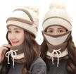 womens winter knitted beanie fleece outdoor recreation for outdoor clothing logo