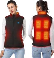 🔥 stay warm and cozy with the water-resistant lightweight women's heated vest - battery not included logo