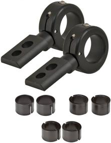 img 2 attached to 🔧 Piaa 74000 L-Bracket Twin Pack: Black, One Size, 7/8"-1.25