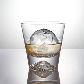 img 2 attached to 🧊 Crystal Clear Ice Ball Maker: Geodesic Ice Sphere Mold for Extra Large and Durable Round Ice Cubes