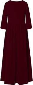 img 3 attached to 👗 Stylish QPANCY Black Dresses: Must-Have Burgundy Church Girls' Clothing