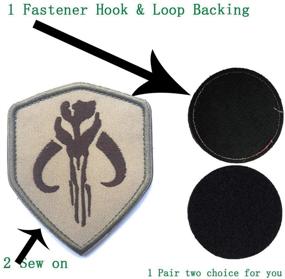 img 3 attached to Mandalorian Mythosaur Tactical Patches Fastener