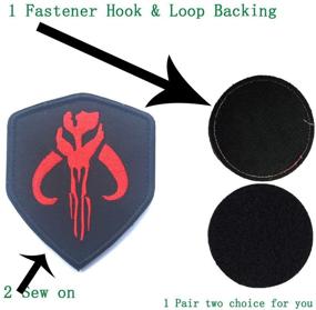 img 2 attached to Mandalorian Mythosaur Tactical Patches Fastener
