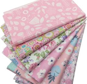 img 1 attached to 🧵 Longshine-US 6 шт. 18x22 розовые Fat Quarters тканевые пакеты - Наборы ткани для квилтинга, предварительно нарезанные квадраты для пэчворка, скрапбукинга и художественного ремесла