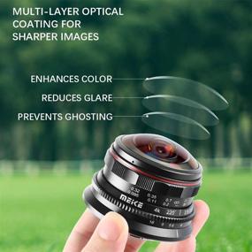 img 1 attached to 📷 MEKE 3.5mm f2.8 220 Degree Manual Focus Circular Fisheye Lens for Olympus Panasonic Lumix M4/3 MFT Mount Cameras