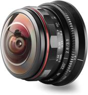 📷 meke 3.5mm f2.8 220 degree manual focus circular fisheye lens for olympus panasonic lumix m4/3 mft mount cameras logo