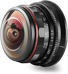 img 4 attached to 📷 MEKE 3.5mm f2.8 220 Degree Manual Focus Circular Fisheye Lens for Olympus Panasonic Lumix M4/3 MFT Mount Cameras