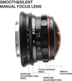 img 3 attached to 📷 MEKE 3.5mm f2.8 220 Degree Manual Focus Circular Fisheye Lens for Olympus Panasonic Lumix M4/3 MFT Mount Cameras