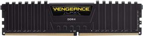 img 1 attached to 🔥 Corsair CMK32GX4M2A2666C16 32GB DDR4 Vengeance LPX Memory Kit - 2666MHz, PC4-21300, (2x16GB) - Black