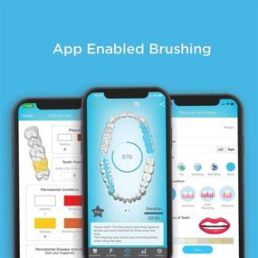 img 1 attached to 🦷 Blu Smart Toothbrush: Empower Kids for Healthier Teeth with Live Brushing Tracking & Unique App! Ideal for Boys & Girls, Share Results with Dentist (Blue)".