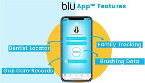 img 2 attached to 🦷 Blu Smart Toothbrush: Empower Kids for Healthier Teeth with Live Brushing Tracking & Unique App! Ideal for Boys & Girls, Share Results with Dentist (Blue)".